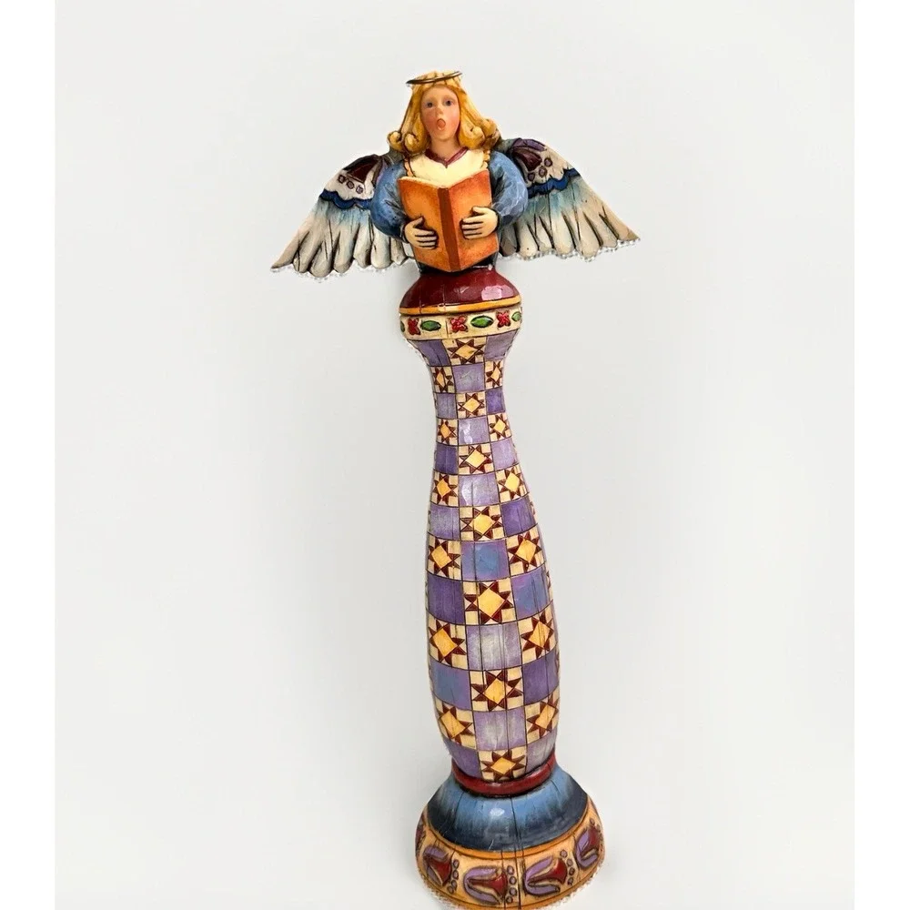 Jim Shore Heartwood Creek Angel Caroler 11